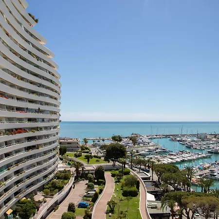 Marina Baie Des Anges Ducal Sea View Ac Daire Villeneuve-Loubet