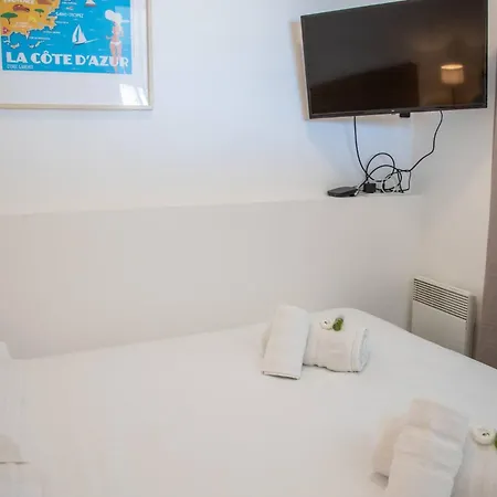 Lägenhet Marina Baie Des Anges Ducal Sea View Ac Villeneuve-Loubet